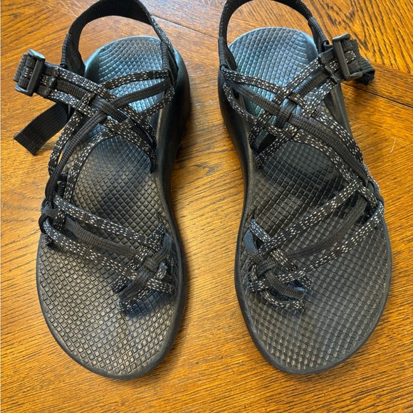 Women's Black Chaco Sandals, Size 8 - Picture 3 of 5
